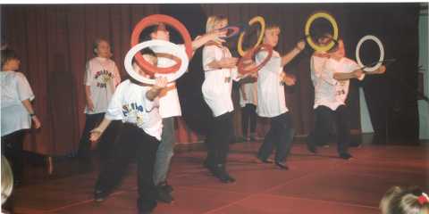 Auftritt der Holiday Kids